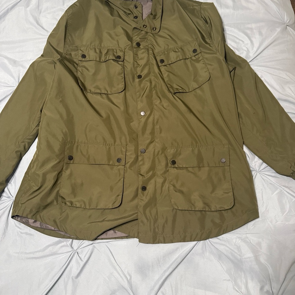 Men's Olive Green windbreaker Jacket